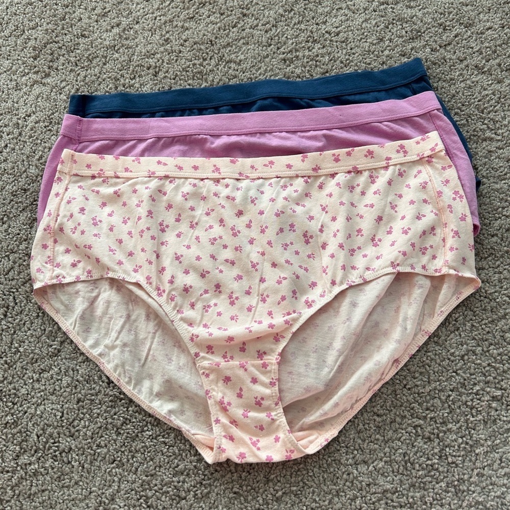 NWOT Hanes Cotton Set of 3 High Rise Briefs
NEVER WORN

Size 3X

NWOT